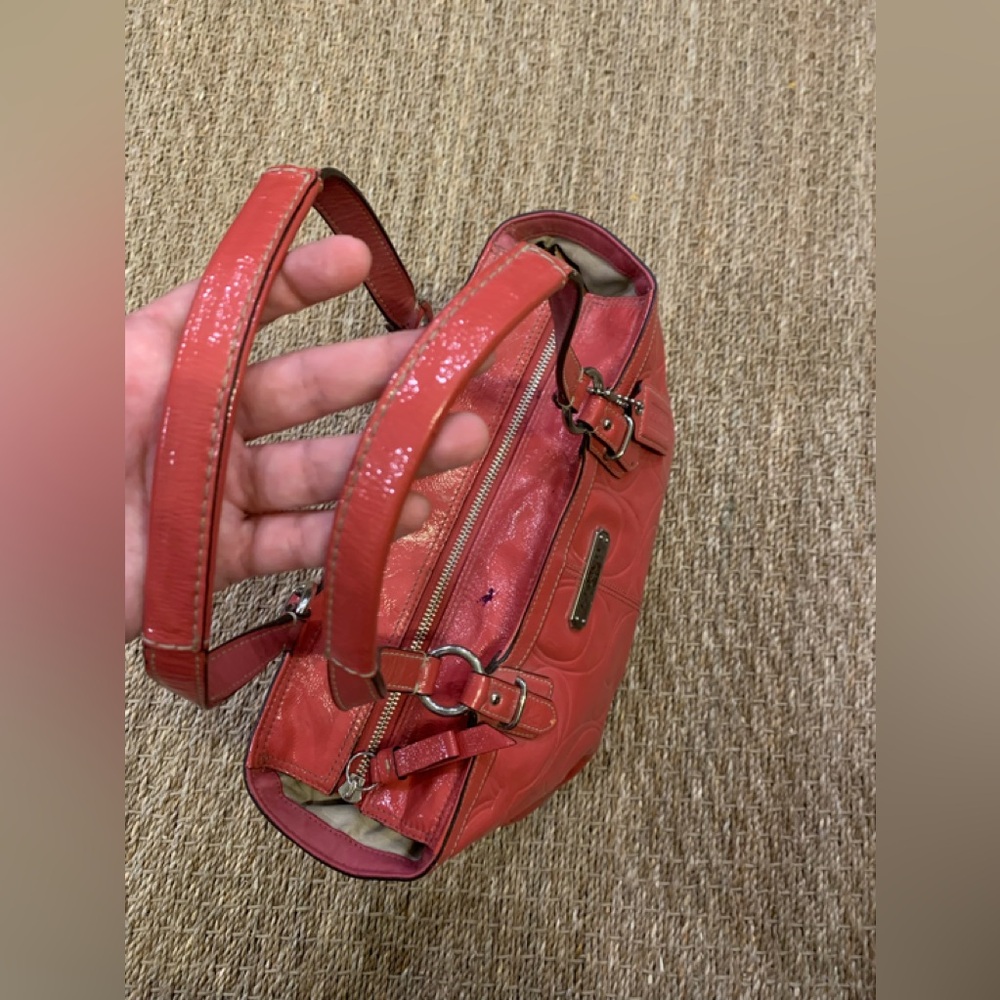 Coach Pink Hand Bag Coach Pink Hang Tag - Picture 6 of 11